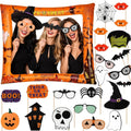 23 Pcs Halloween Photo Booth Props Inflatable Frame Party Accessories Kit
