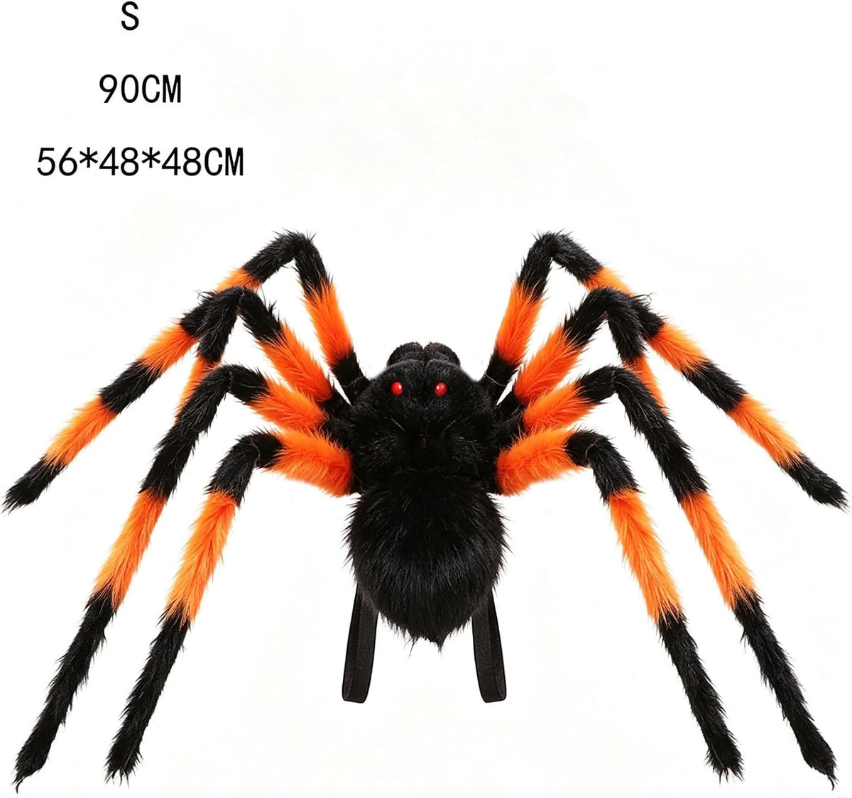 Halloween Spider Backpack Costume Prop Giant Spooky Wearable Decoration Orange